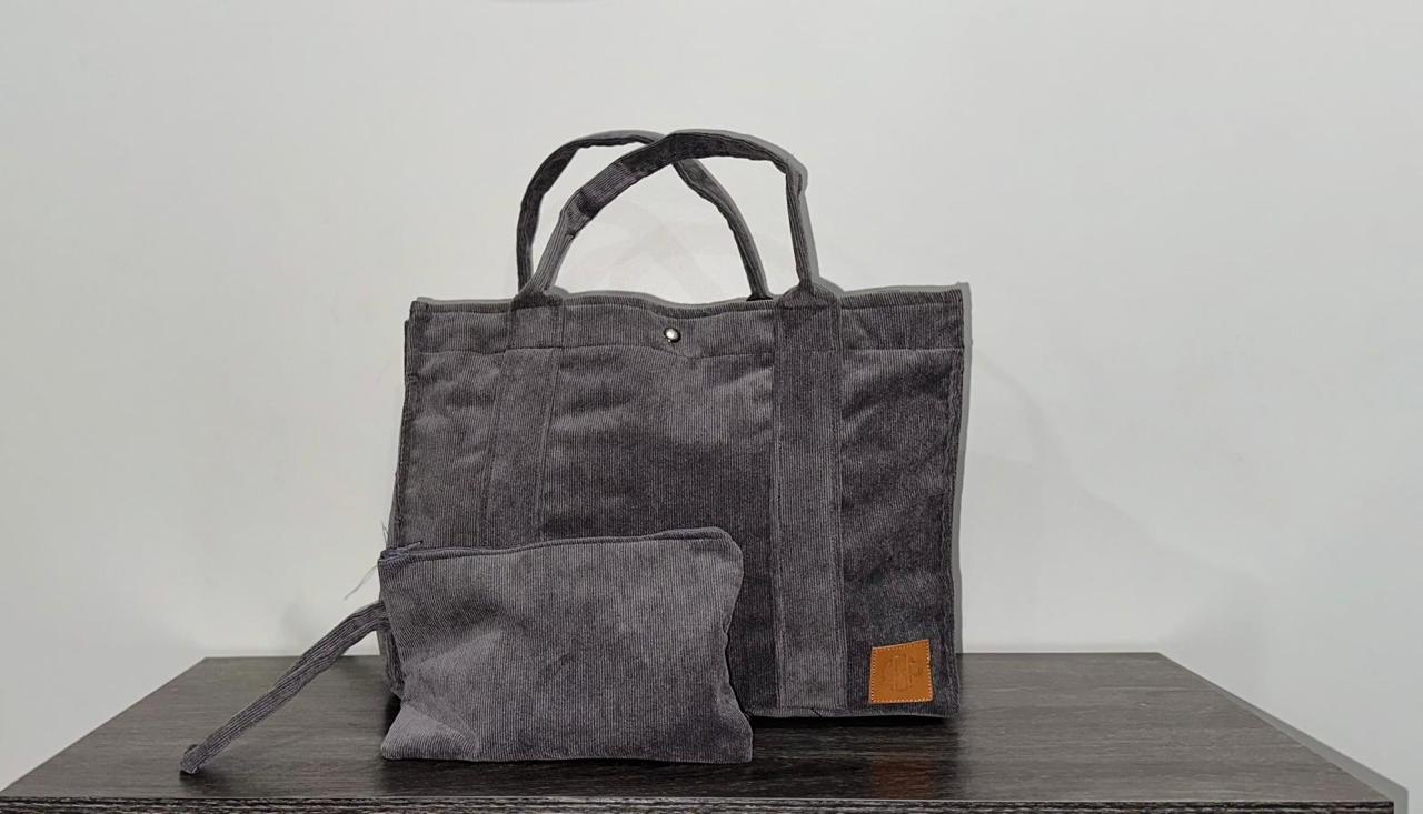 Corduroy shoulder bags