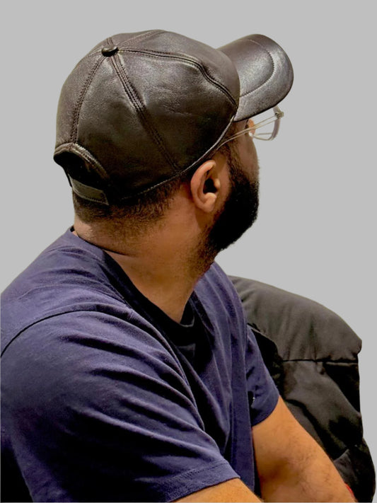 leather hat